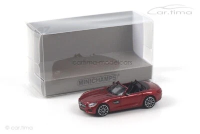 Mercedes AMG GTS Roadster 2015 Rosso Metallico MINICHAMPS 1:87 870037134 - Immagine 1 di 2