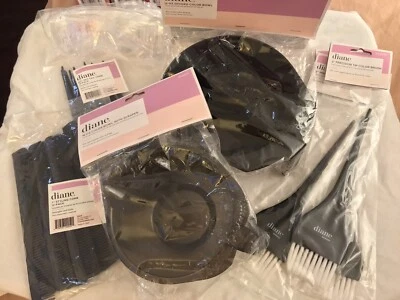 Paquete de cuencos, cepillos de color y peines de cosmotología Diane Pro Salon Foto 1 de 4