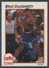 1991-92 Hoops McDonald's Brad Daugherty Cleveland Cavaliers #8