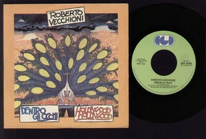 7" ROBERTO VECCHIONI DENTRO GLI OCCHI / HOLLYWOOD HOLLYWOOD 1982 MAURO PAOLUZZI - Picture 1 of 1