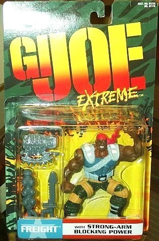 G.I. Joe Extreme Freight 4 Action Figure with Strong Arm Blocking Power Cover