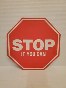 Pringle's STOP Sign Advertisement Pringles Advetisment Garage Sign - Picture 1 of 2