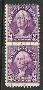 Perf EFO 3 Cent Washinton Regular 1937 US 88F52 - Picture 1 of 1