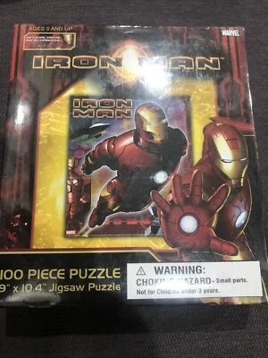 Puzzle Marvel Ironman la Película Sellado de Fábrica 100 Piezas Nuevo 2008 Foto 1 de 2