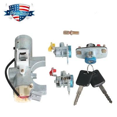 Cilindros de bloqueo de puerta e interruptor de encendido con llaves para Nissan Versa DK415 2007-2012 Foto 1 de 4