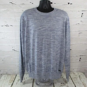 Report Collection Heritage Mens Size XL Pullover Marled Sweater Blue Gray NWT - Picture 1 of 6