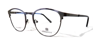Esotico 6691 Eyewear 49-20-140 Round Gunmetal NEW eyeglass frame - Picture 1 of 12