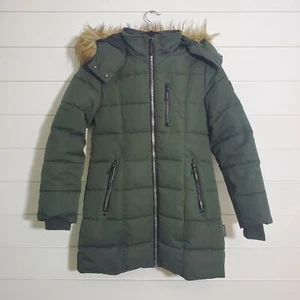 Noize Cruelty Free Outwear Hannah Mid-Length Parka Green Forest. Size: XL 14G - Picture 1 of 15