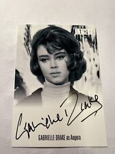 AVENGERS COMPLETE COLLECTION series 3 GABRIELLE DRAKE AVGD2 AUTOGRAPH CARD UFO