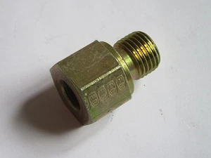 Hydraulic Adaptor Fitting Reducer Bush 1/4 Male x 1/8 Female RI1/4x1/8 #13A238 - Imagen 1 de 4