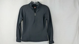 MARCADOR MUJER CREMALLERA NEGRA LANA CARCASA DE ESQUÍ Sudadera Ocio Deportivo Ropa TALLA M - Imagen 1 de 4