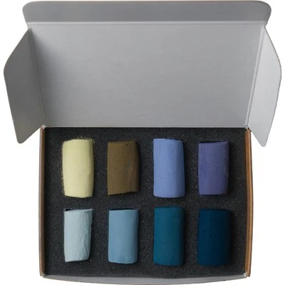 Unison Colour Artists Hand Made Soft Pastels Winter Colours Mini Set 8pc - Image 1 of 4
