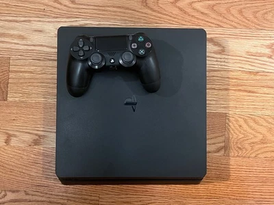 Sony PlayStation 4 Slim 1TB Console with New shell and stand - Image 1 of 2