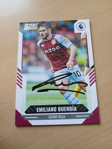 Tarjeta coleccionable firmada Emiliano Buendia Aston Villa NUEVO - Imagen 1 de 1
