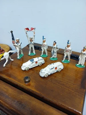 Old Metal Medical Military Toy Figurines - Image 1 of 4