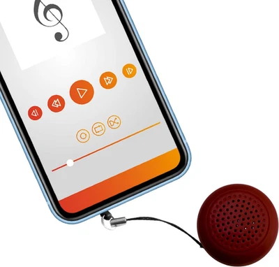 A.S ROMA Mini Speaker, Cassa Portatile Bluetooth Wireless, Suono Potente, Piccol - Immagine 1 di 4