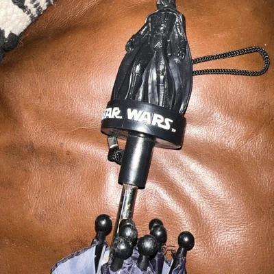 STAR WARS Darth Vader Disney Lucas film Kid's Umbrella BLACK Stormtrooper - Image 1 of 4