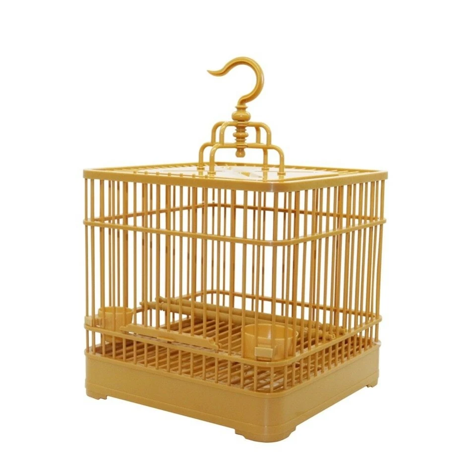 Assembly Bird Cage With Feeder And Waterier Small Pet Bird Full Set Of Plastic❀ - Image 1 of 4