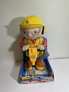 Hasbro Talking Bob the Builder Jackhammering 2001 figura de peluche muñeca de colección - Imagen 1 de 8