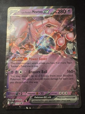 Team Rocket's Mewtwo ex 205 Jumbo Cards Holo - Image 1 of 2