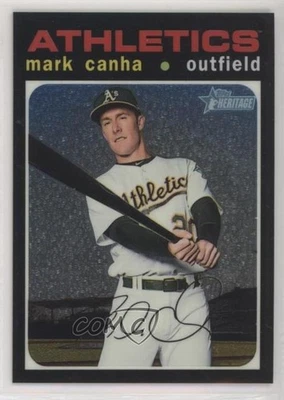 2020 Topps Heritage Chrome /999 Mark Canha #THC-60 - Image 1 of 2