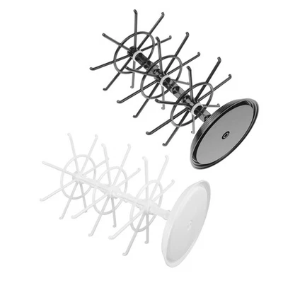 2 Pcs Earring Organizer Stand Rotating Jewelry Dangle Earrings Holder - Image 1 of 4