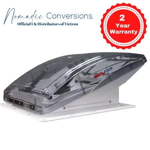 Maxxair fan Maxxfan DELUXE roof 12v roof vent campervan motorhome 400 x 400mm - Picture 1 of 8