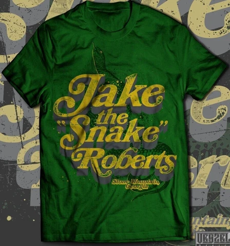 Jake The Snake Roberts Stone Mountain Georgia Size Exclusive XL T-Shirt Cover