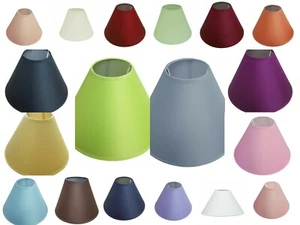 Coolie Hanging Ceiling Pendent And Table Lamp Light Shade Plain Colour Lampshade - Picture 1 of 22