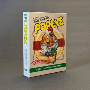 ColecoVision Parker POPEYE repro box - sturdy high quality boxes with foam tray - Picture 1 of 3