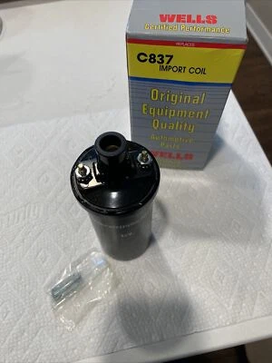 New Universal 12V Ignition Coil fits 1968-77 Toyota 69-79 BMW 74-78 Honda Mazda - Image 1 of 4