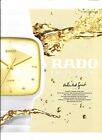 RADO Watch Magazine Print Ad  jewelry accessory JUBILE