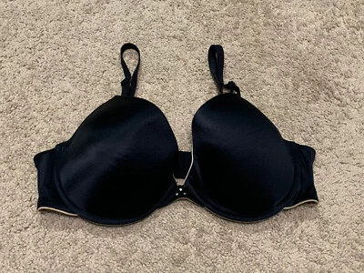 Sweet Nothings Womens Bra Sz 38C Black Studded Padded Underwire Adjustable - Image 1 of 4