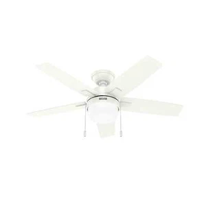 Hunter 44 inch Anisten Ceiling Fan with LED Light Pull Chain Contemporary Modern - Picture 1 of 2