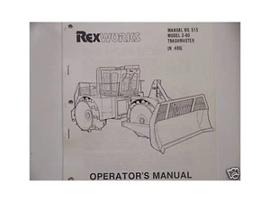 Rex Compactor Operators Manual 3-80 380 - Picture 1 of 1