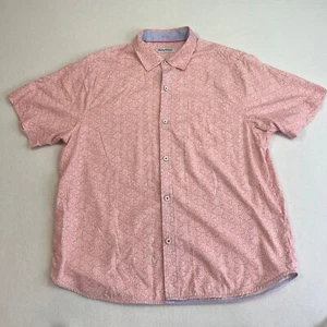 Tommy Bahama Shirt Mens XL Camp Shirt Desoto Shells Pink Island Zone - Picture 1 of 10