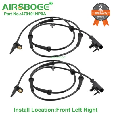 2X Sensor de velocidad de rueda ABS delantero izquierdo derecho para INFINITI M35 M45 06-11 ALS1669 Foto 1 de 4