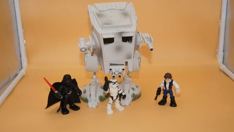 Star Wars Galactic Heroes AT-ST Imperial Walker Vehicle Lot - Vader - Driver Cover
