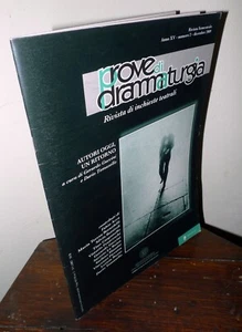 Rivista PROVE DI DRAMMATURGIA n.2 2009[teatro,Claudio Meldolesi,Stefano Massini - Imagen 1 de 5