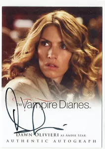 Vampire Diaries Season 2 Autograph Auto Card A19 Dawn Olivieri as Andie Star - Picture 1 of 1