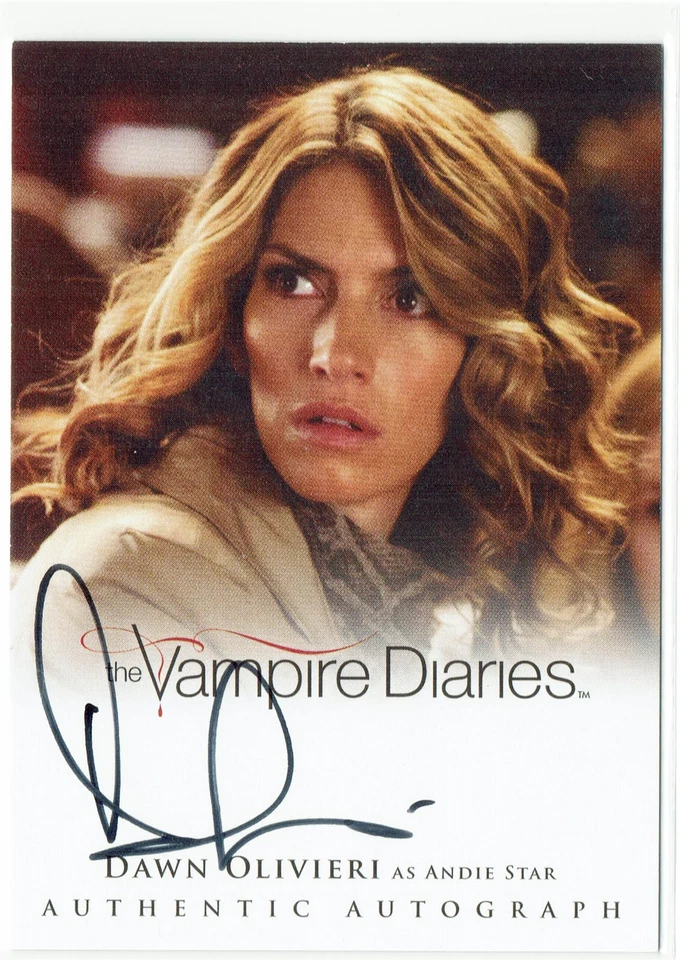 Vampire Diaries Season 2 Autograph Auto Card A19 Dawn Olivieri as Andie Star - Image 1 of 1