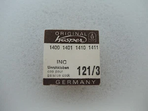 Unruhkloben für Kasper 1400, 1401, 1410, 1411, balance cock, part 121/3 INC - Picture 1 of 3