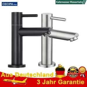 Kaltwasserhahn Badarmatur Waschtischarmatur Bad Wasserhahn Einhebel Waschbecken  - Bild 1 von 25