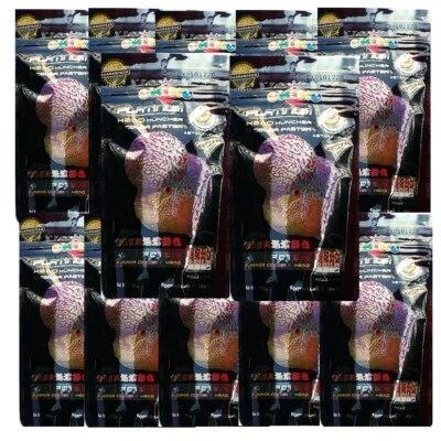 Okiko Fish Food Cichlid Flowerhorn Floating Platinum Big Head 12 XL Pellets 100g - Image 1 of 4