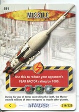 Doctor Who Battles In Time Invader #591 Missile