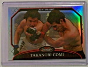 2011 Topps UFC Finest Refractor Paralelo Takanori Gomi /888 #8 Dañado - Imagen 1 de 1