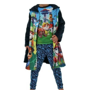 18-24 Months Years PAW PATROL Pyjamas & Dressing Gown Robe 3 Piece Nightwear Set - Picture 1 of 3