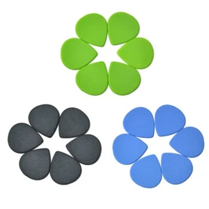 50Pcs Teardrop Delrin Jazz Guitar Picks Plectrums 1mm 1.5mm - Picture 1 of 13