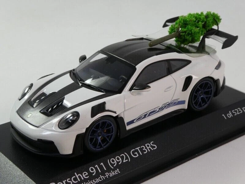 PORSCHE 911 992 GT3 RS 2023 BIANCO WEISSACH PACKAGE MINICHAMPS 410062105 1 43