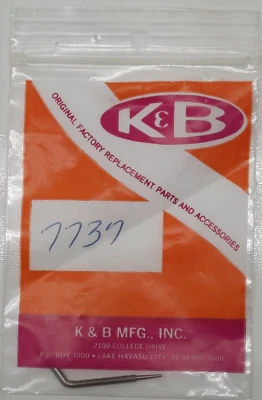 NEEDLE VALVE Torpedo 40 RR Model Airplane Glow Fuel Engine Part K&B 7737 NOS - Image 1 of 3